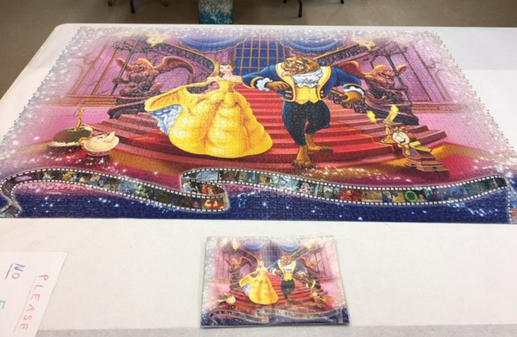 Ravensburger Puzzle of 40.000 pieces: Mickey Mouse (40320 pieces exactly)