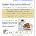 Hammond Center Pie & Coffee Poster