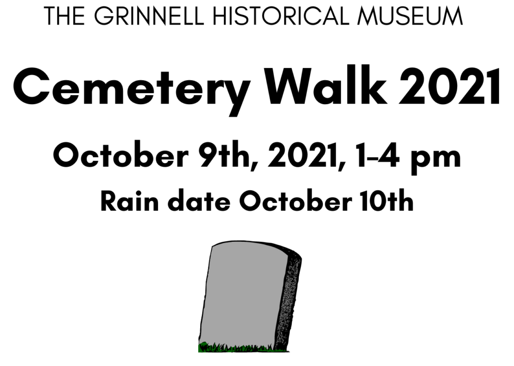 Hazelwood Cemetery Walk October 9th ourgrinnell