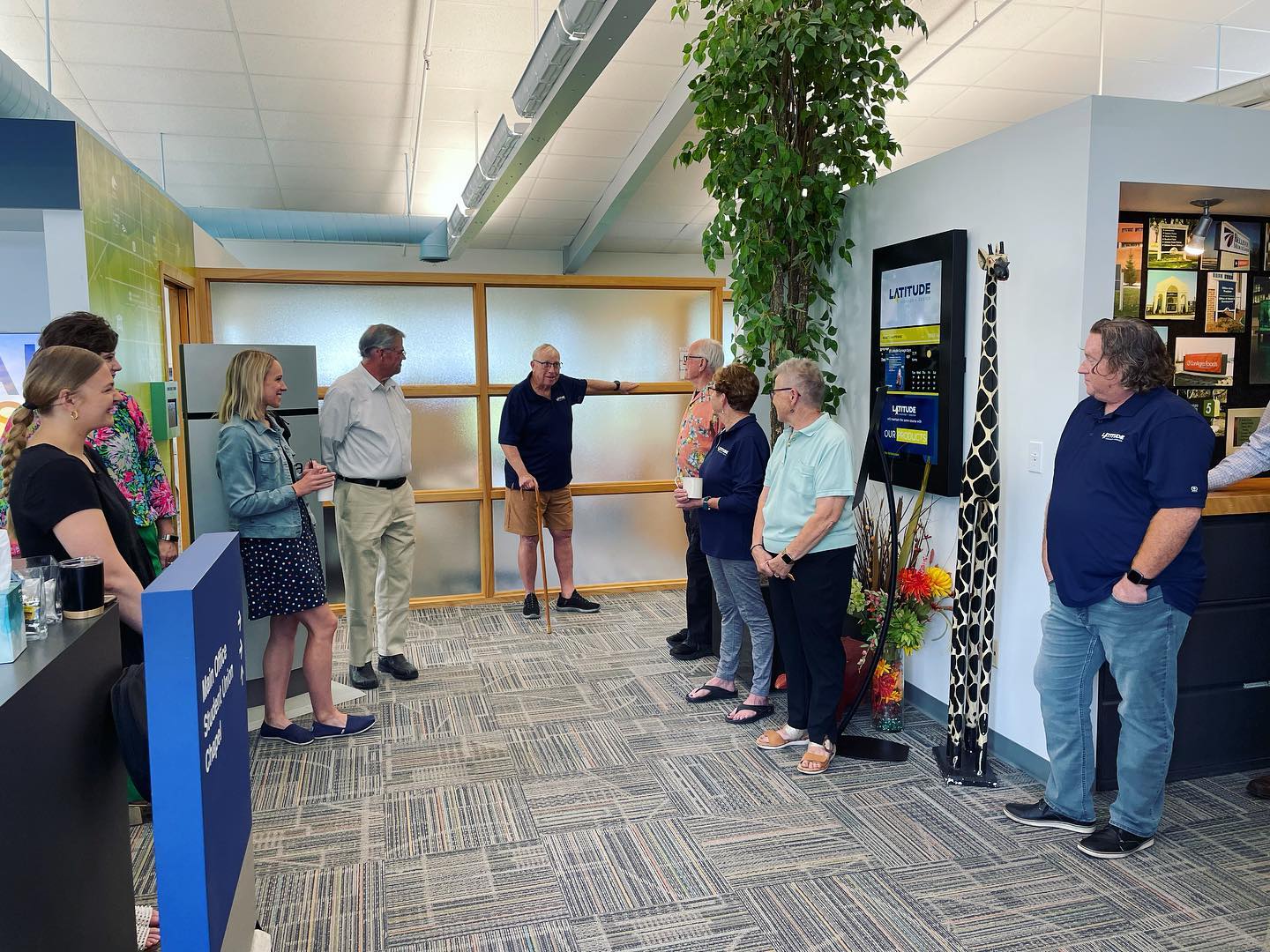 Chamber Ambassadors Visit Latitude + Design ourgrinnell