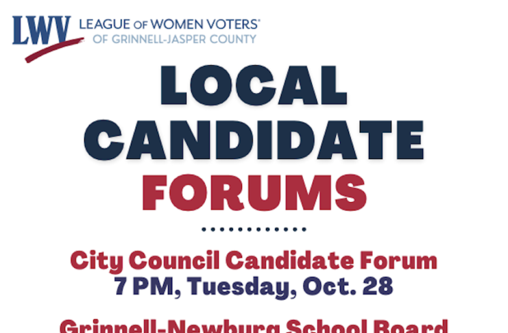 Grinnell City Offices and Grinnell-Newburg School Board Forums: