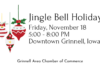 Grinnell Chamber announces Jingle Bell Holiday, kicks-off to the holiday season