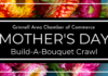 Mother’s Day Build-A-Bouquet Crawl to be hosted by the Grinnell Chamber, Downtown Businesses, and Grinnell Farmers Market