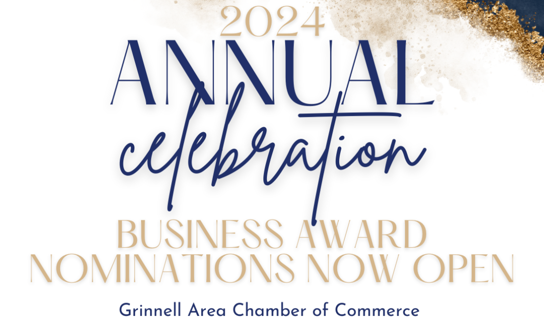 Grinnell Area Chamber of Commerce Announces its 2024 Annual Celebration