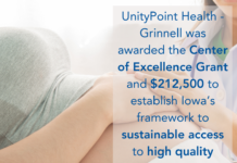 UnityPoint Health – Grinnell Receives Maternal Health Excellence Grant