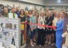 Grinnell Chamber Ambassadors Celebrate Grand Opening of Stepping Stones Christian Bookstore