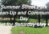 Summer Street Park Clean-Up and Community Day Set for Saturday, May 4