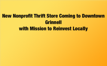 New Nonprofit Thrift Store Coming to Downtown Grinnell with Mission to Reinvest Locally