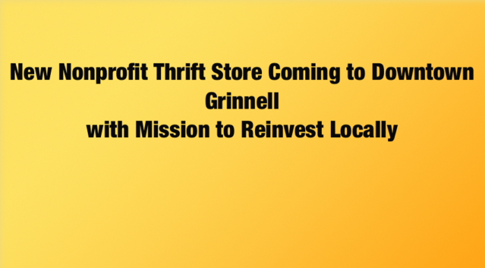 New Nonprofit Thrift Store Coming to Downtown Grinnell with Mission to Reinvest Locally